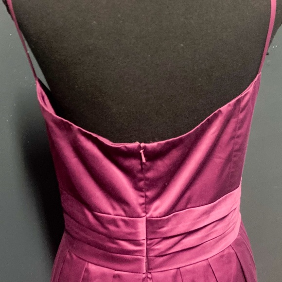 Mini pleated sangria formal dress won once - Picture 4 of 6